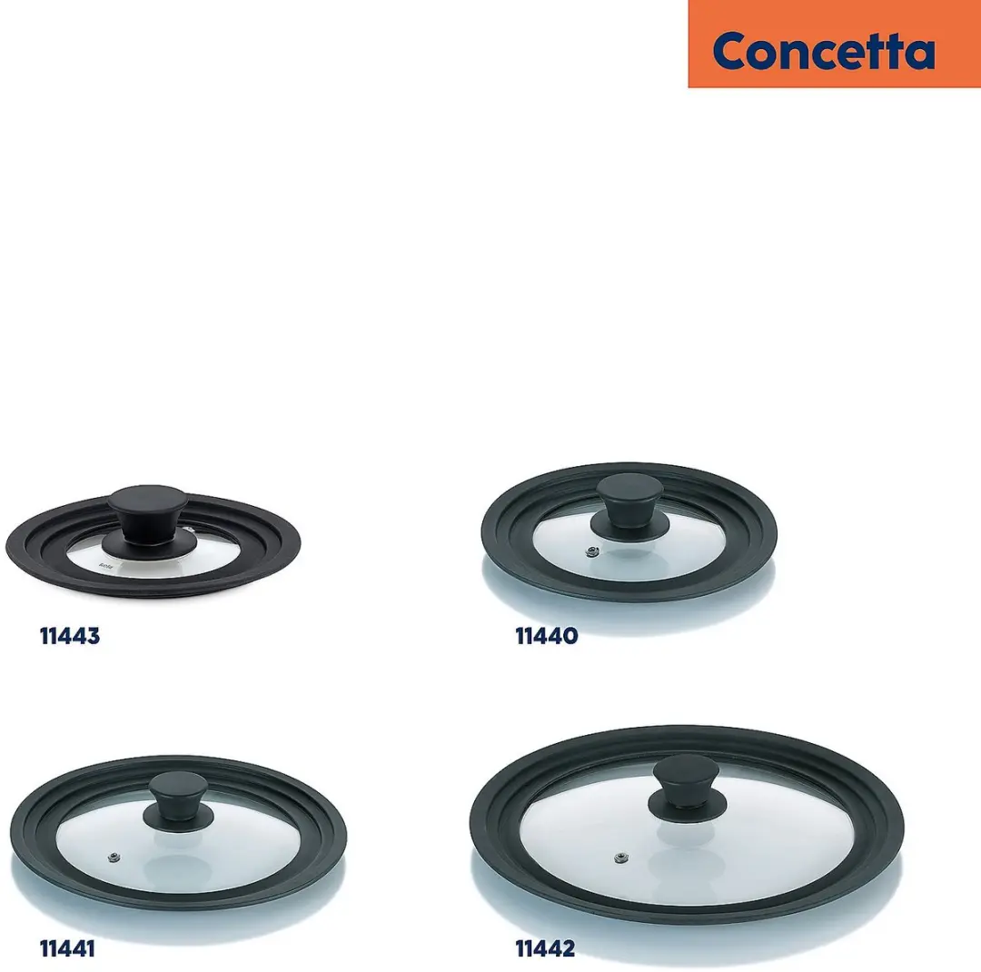 Kela Concetta Pannendeksel 22-26cm - Zwart