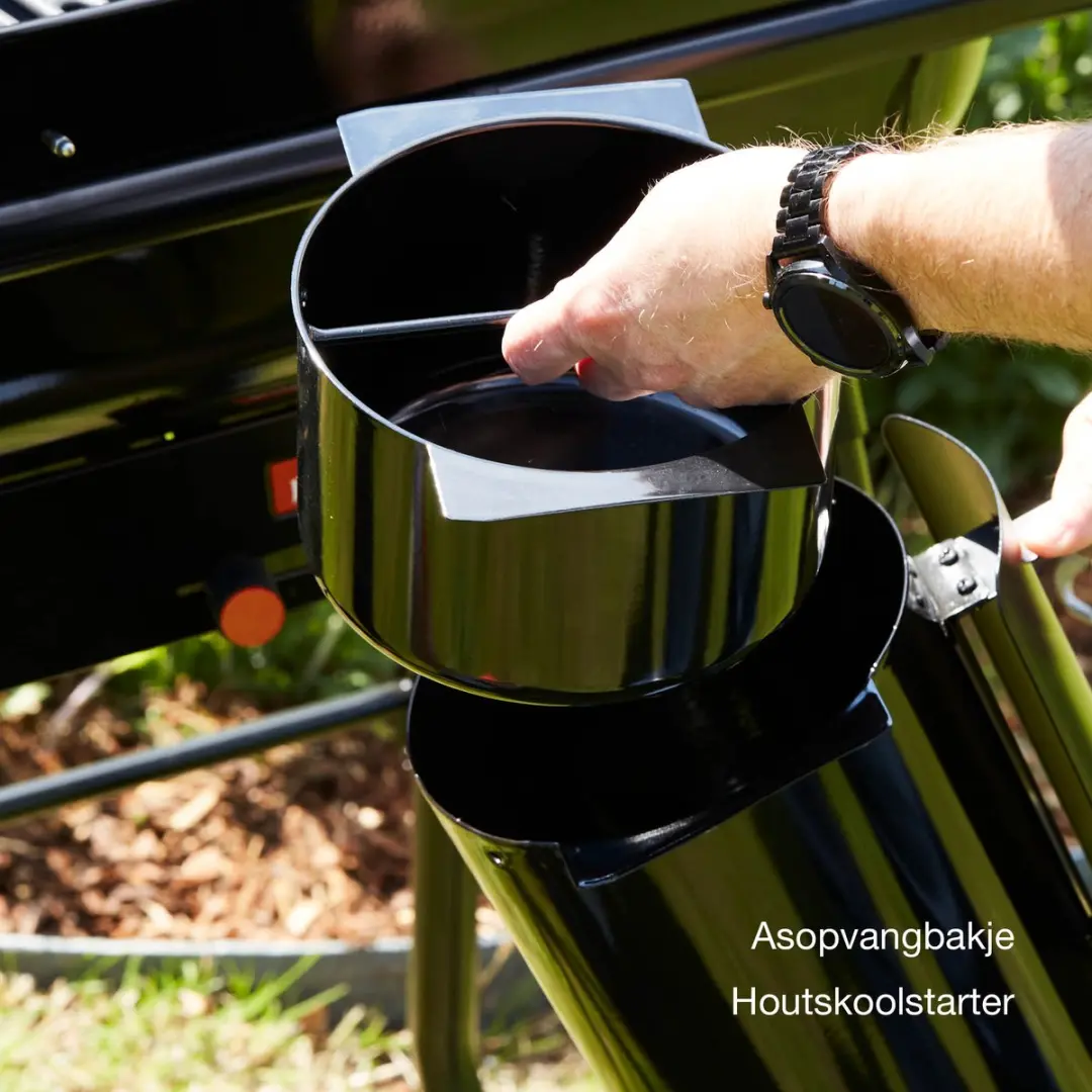 Barbecook Magnus Original Houtskoolbarbecue 14 Burgers - Zwart