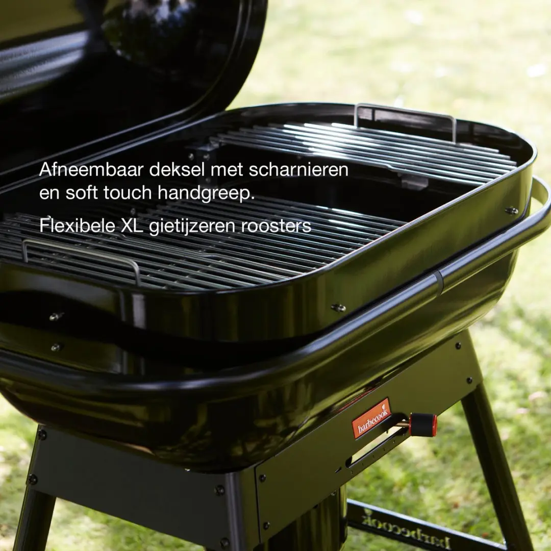 Barbecook Magnus Original Houtskoolbarbecue 14 Burgers - Zwart