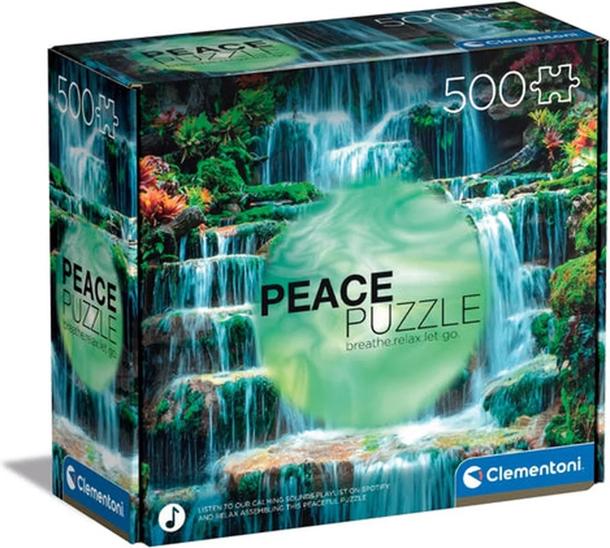 Clementoni Peace Puzzel 500 Stuks - Multikleur