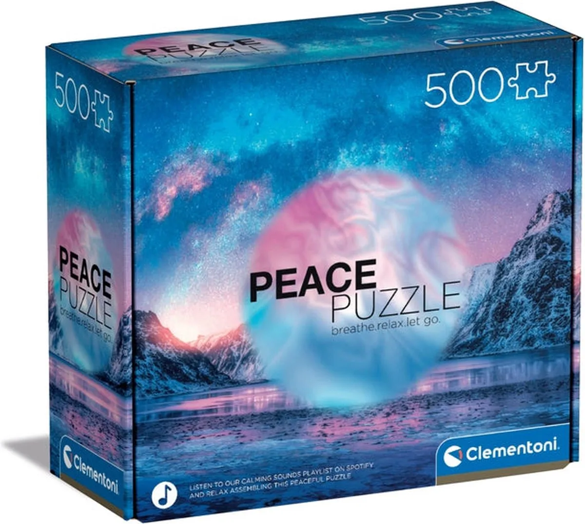 Clementoni Peace Puzzel 500 Stuks - Multikleur