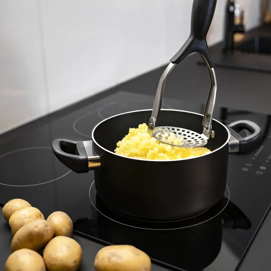 Westmark Opvouwbare Aardappelstamper RVS/Zwart