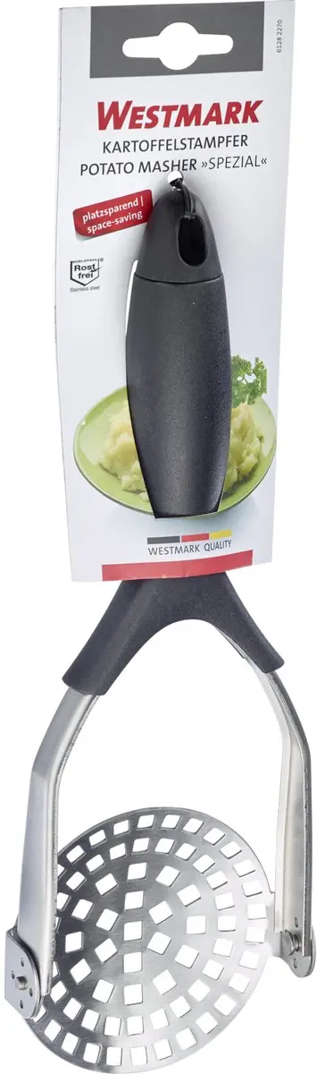 Westmark Opvouwbare Aardappelstamper RVS/Zwart - afbeelding 6 van 6