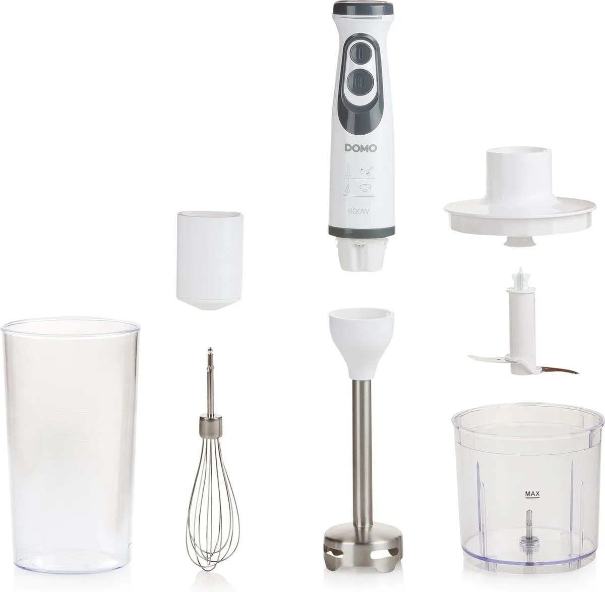 Domo DO1089M Staafmixer Set - 600W - 99 standen