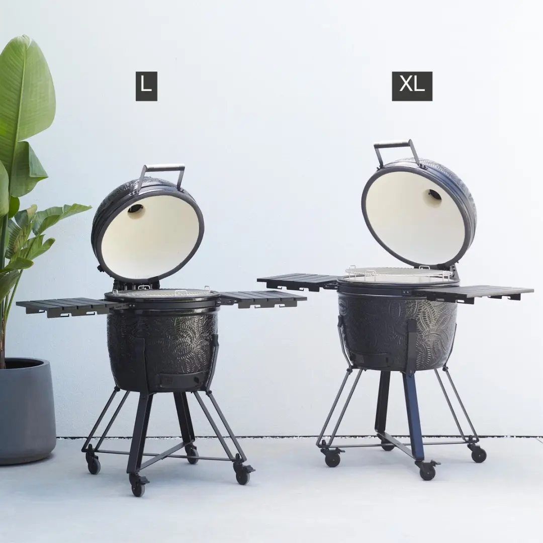 Barbecook Kamal 2.0 Large Kamado - 53cm - 8 Burgers - Zwart - afbeelding 6 van 6
