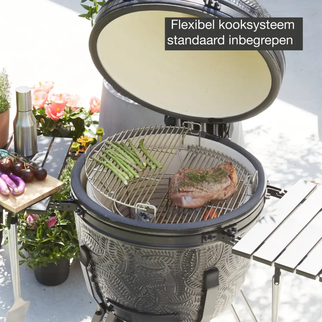Barbecook Kamal 2.0 Large Kamado - 53cm - 8 Burgers - Zwart