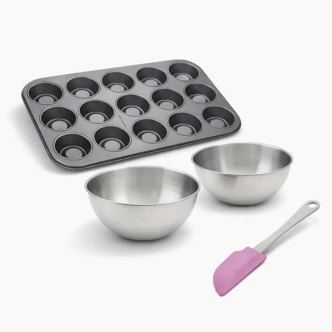 Zenker Set Rum Baba Mal 12-delig - Zwart