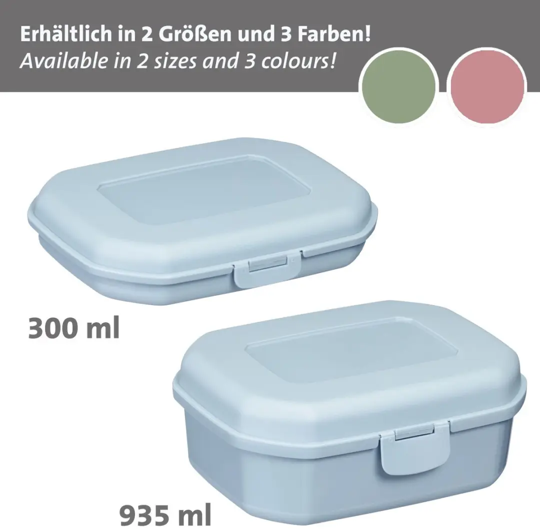 Westmark Mini Lunchbox 3-delig - Blauw