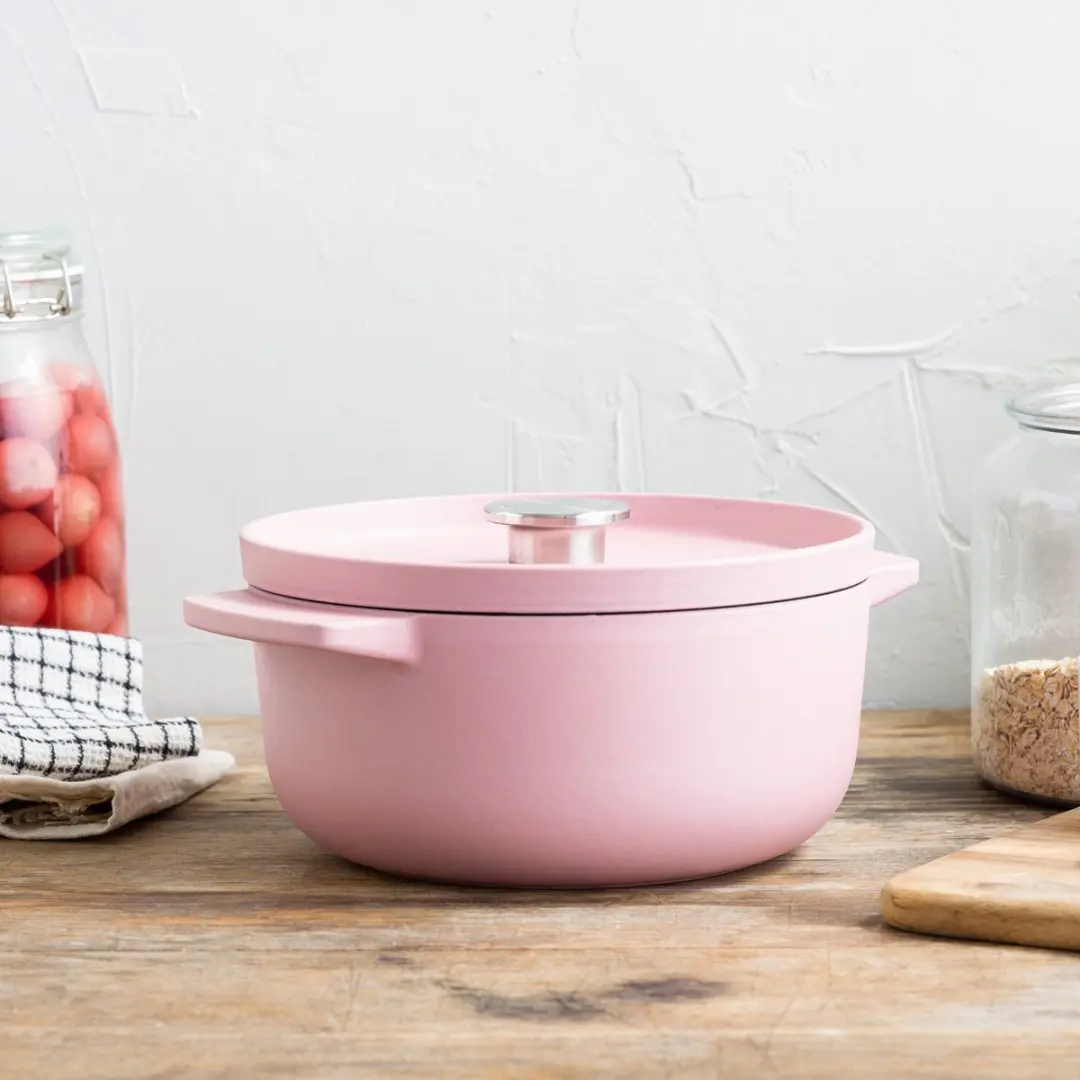 KitchenAid Braadpan Emaille 22cm Dried Rose - CC007430-001