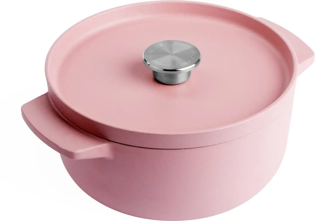 KitchenAid Braadpan Emaille 22cm Dried Rose