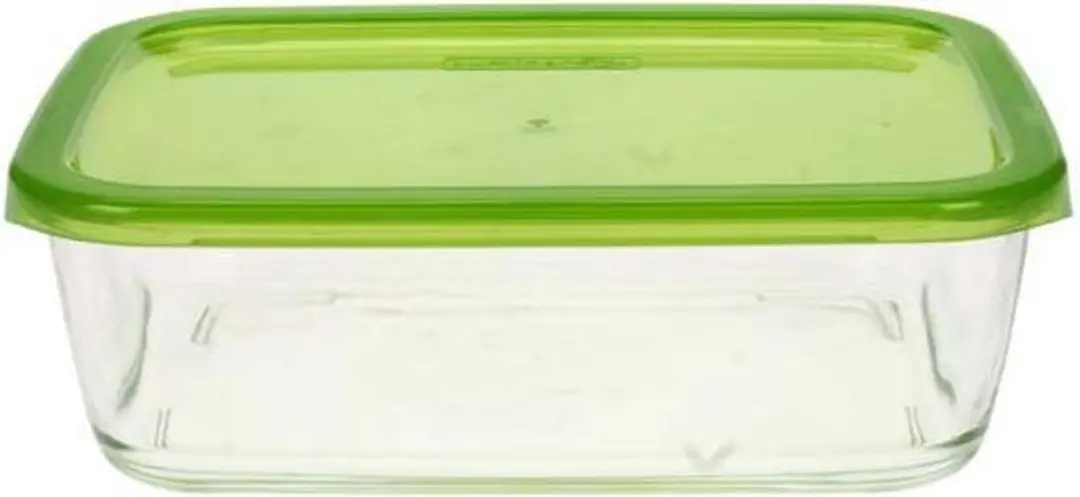Luminarc Keep N Box Bewaarbox Glas 197cl - Turquoise - 6 Stuks