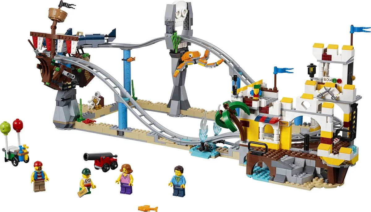 LEGO Creator Piratenachtbaan 31084 - 923 Stukken