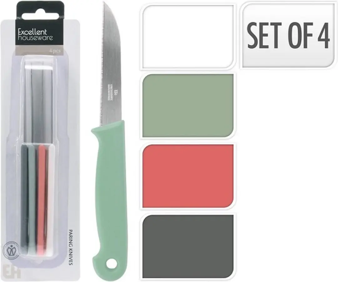 Excellent Houseware Schilmessenset 4-delig