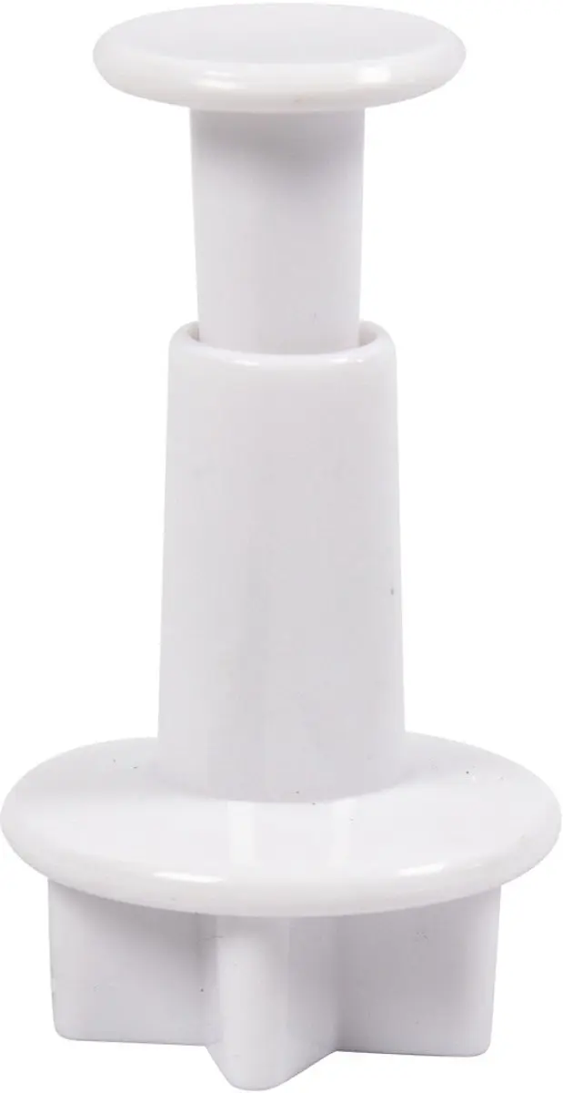 Creativ Company Uitsteekvormen Stempel Ster - 3 Stuks Wit