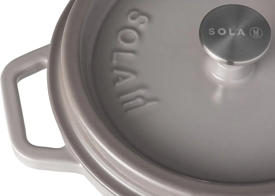 Sola Gietijzeren Braadpan Ø24cm - Grijs