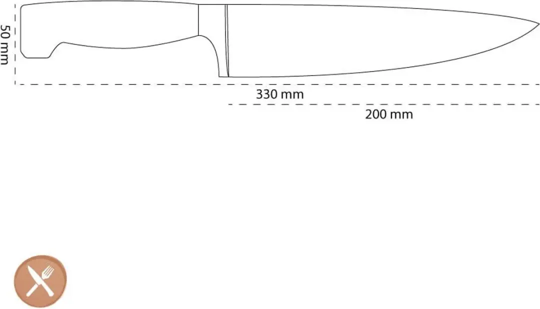 Zwilling 4 Star Koksmes 200mm - Grijs - afbeelding 6 van 6