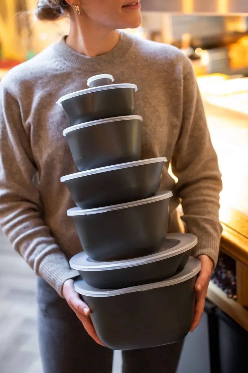 Koziol MOVE Connect Box 1 Schaal met Deksel
