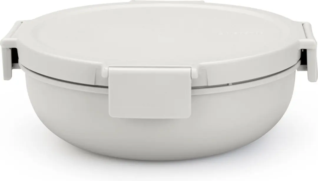 Brabantia Make & Take Salade Lunchbox 1,3L - 4-delig - Light Grey