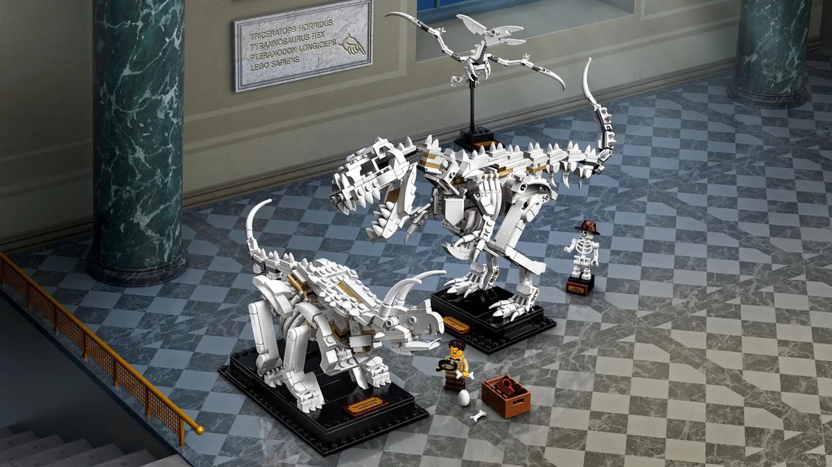 LEGO Ideas Dinosaurusfossielen 21320 - 910 Stukken - 1 Minifiguur