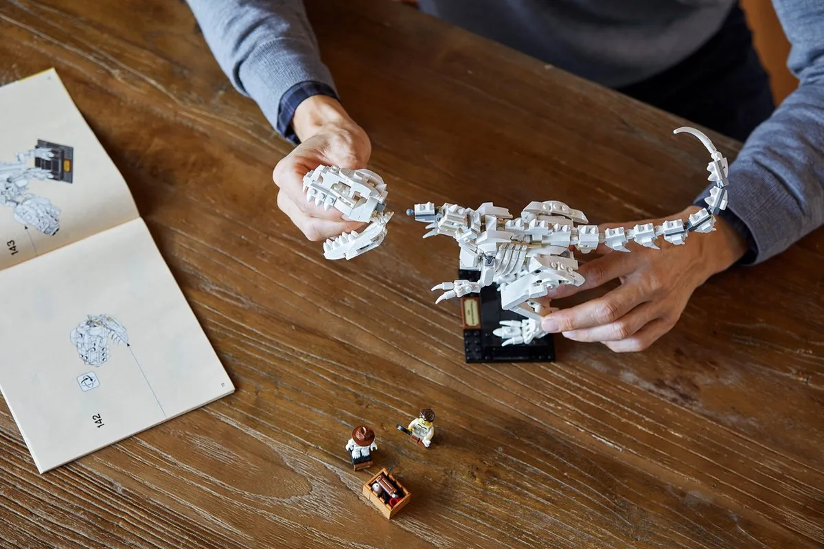LEGO Ideas Dinosaurusfossielen 21320 - 910 Stukken - 1 Minifiguur