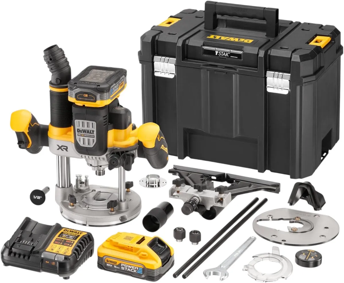DeWalt DCW620H2 Accu Bovenfrees 18V XR
