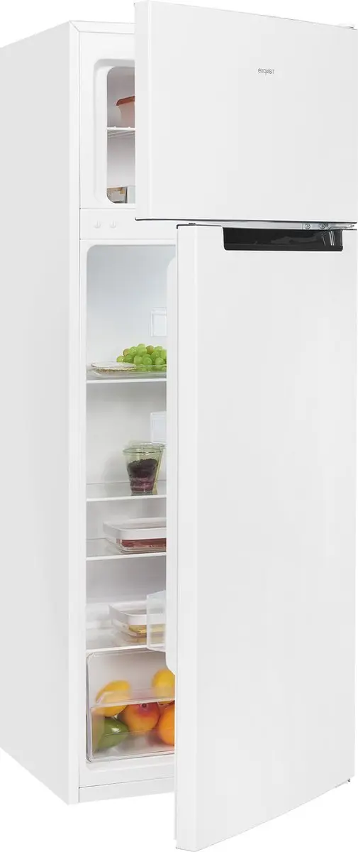 Exquisit KGC270-45-040EW Koel-vriescombinatie 206L - Wit - afbeelding 6 van 6
