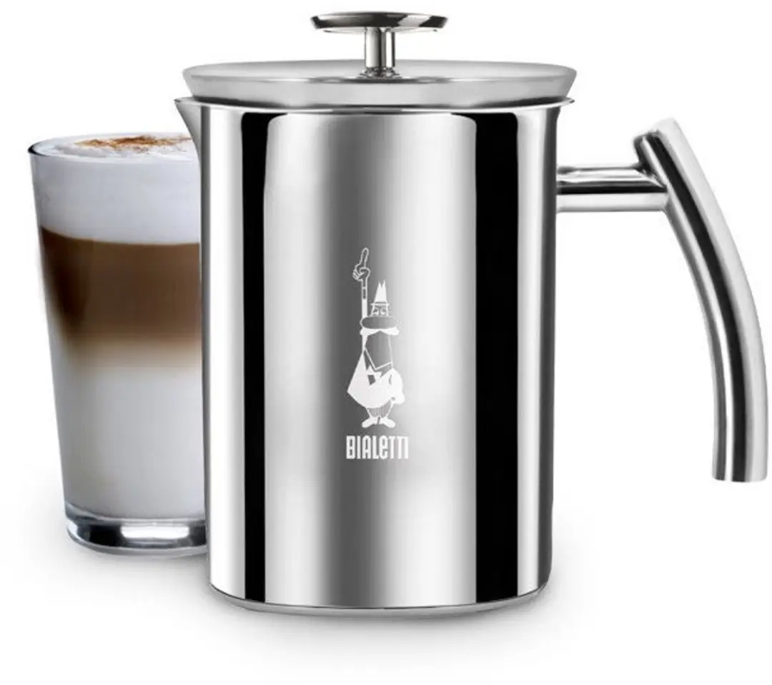 Bialetti Cappuccinatore Inductie Melkopschuimer 330ml - Zilver