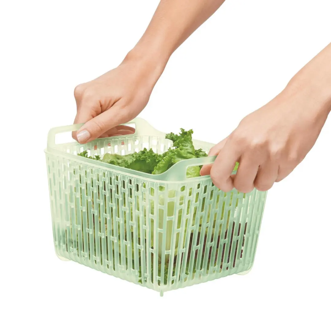 OXO Good Grips Vershoudbak 4L - Koolstoffilter - Wit/Transparant