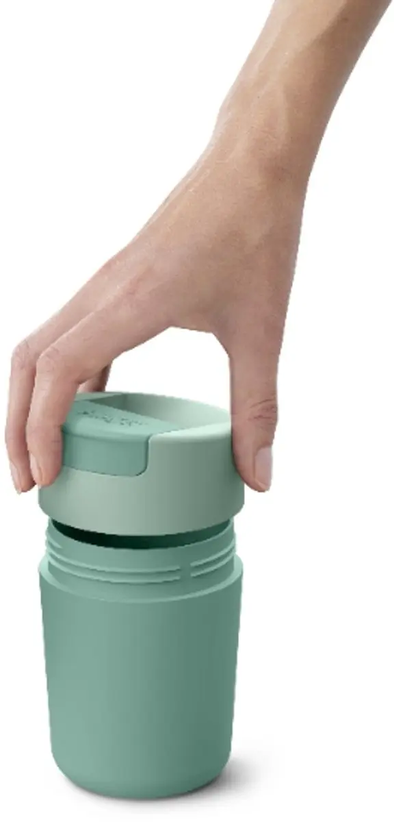 Joseph Joseph Flip Top Drinkbeker 0.34L - Groen