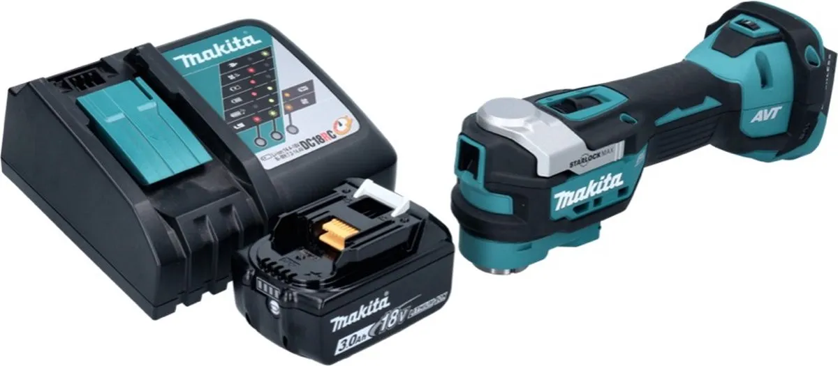 Makita DTM 52 RF1 Multifunctioneel Gereedschap 18V - 3,0Ah