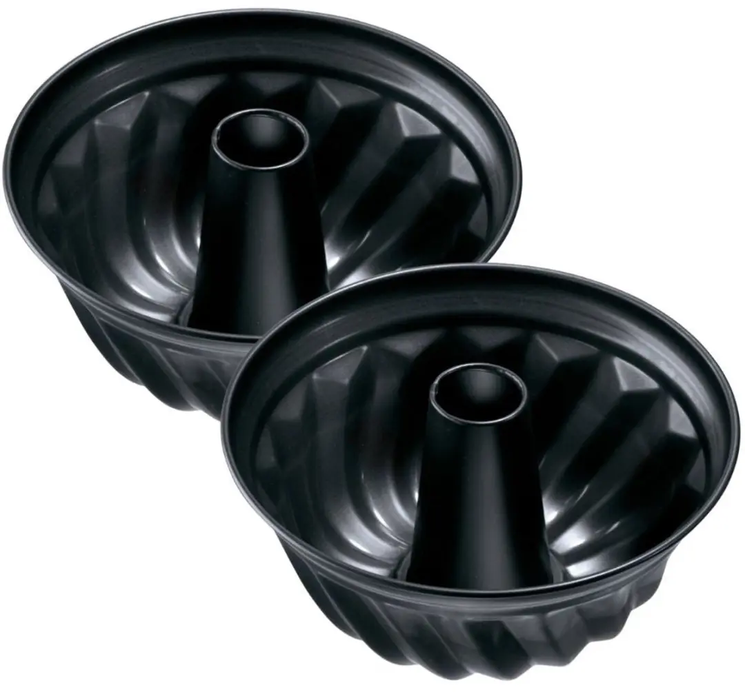 Zenker Black Metallic Kouglofvormen Set 2x 22cm