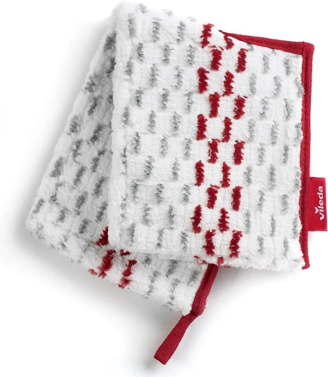 Vileda 12 Spray MAX Microvezelpad - Wit/Rood - MPN 168648