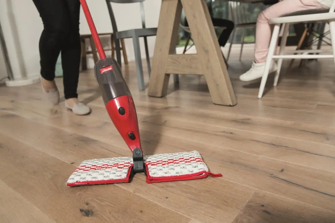 Vileda 12 Spray MAX Microvezelpad - Wit/Rood - MPN 168648
