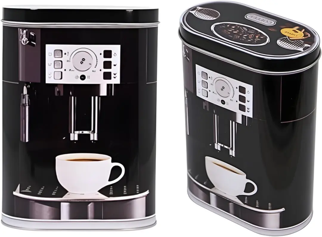 Excellent Houseware Koffie Bewaarblik 2x