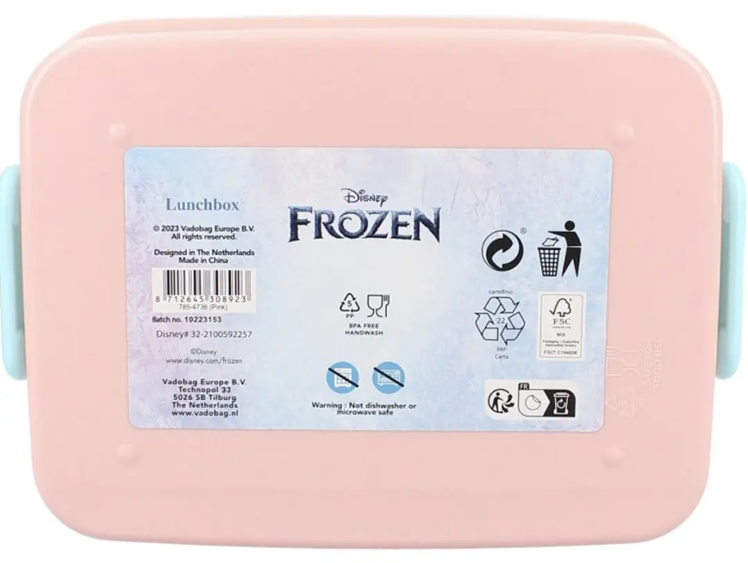 Disney Frozen Lunchset Elsa & Olaf - 2-delig Roze/Lichtgroen