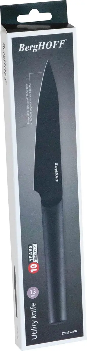 BergHOFF DiNA Universeel Mes 13cm - Zwart