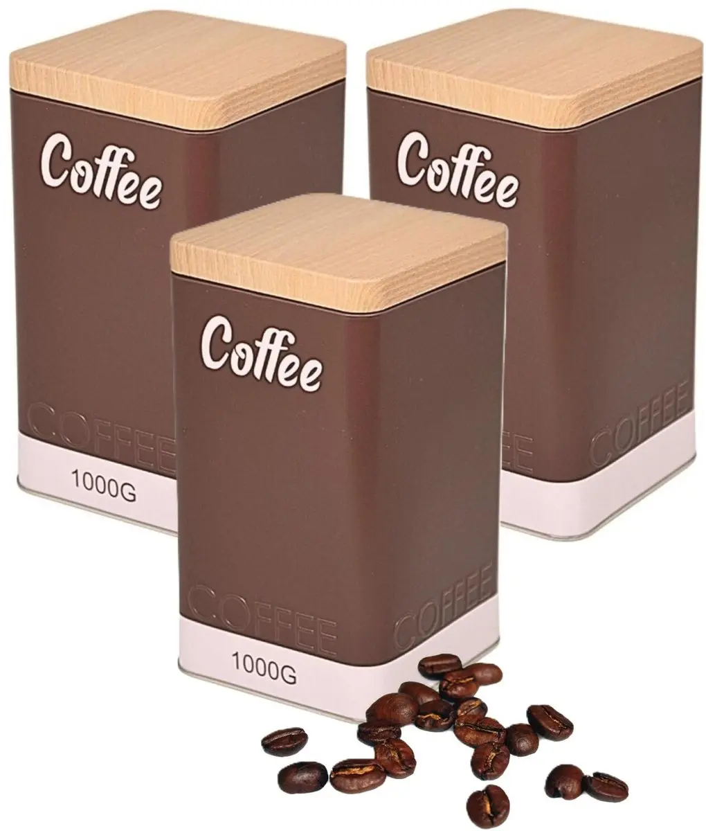 Excellent Houseware Koffie Bewaarblik