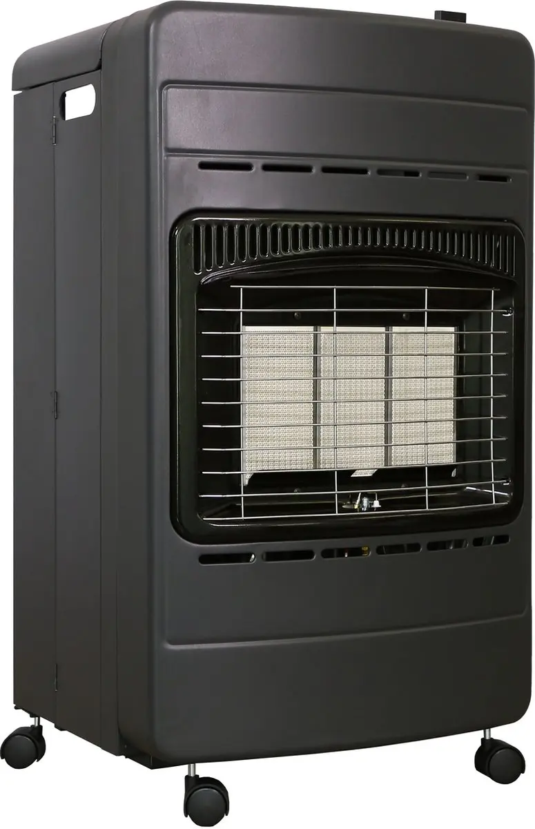 Qlima GH 342 RV Gaskachel 4200W - 3 Warmtestanden - Zwart