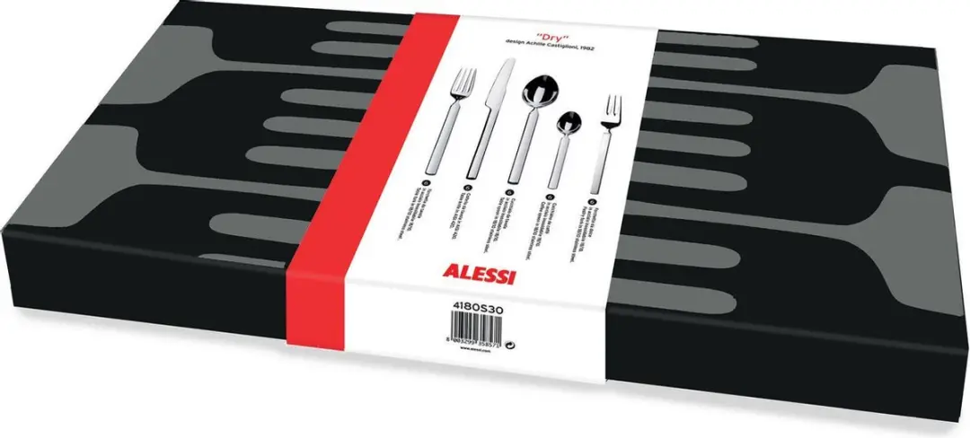 Alessi Bestekset Dry 4180S30 - 30-delig - Zilver