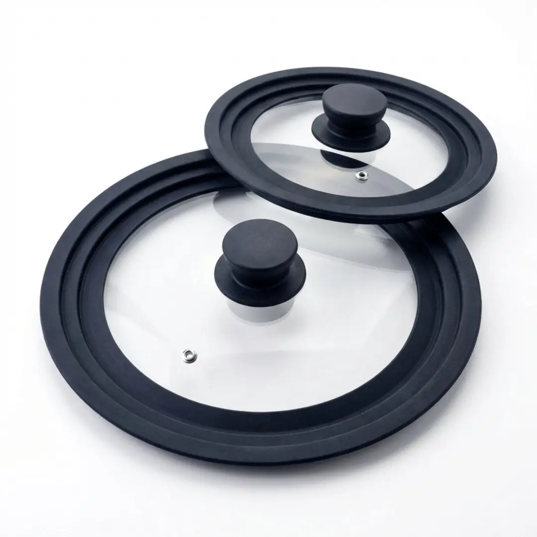 Fackelmann Deksel Glas & Siliconen 24-28cm