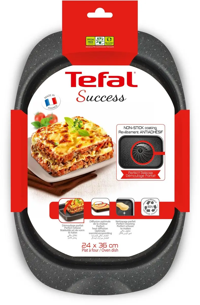 Tefal Success Ovenschaal 24x36cm - Zwart