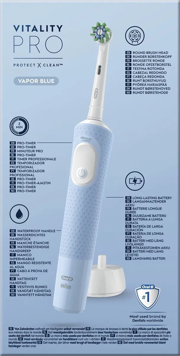 Oral-B Vitality Pro Elektrische Tandenborstel - Vapor Blue