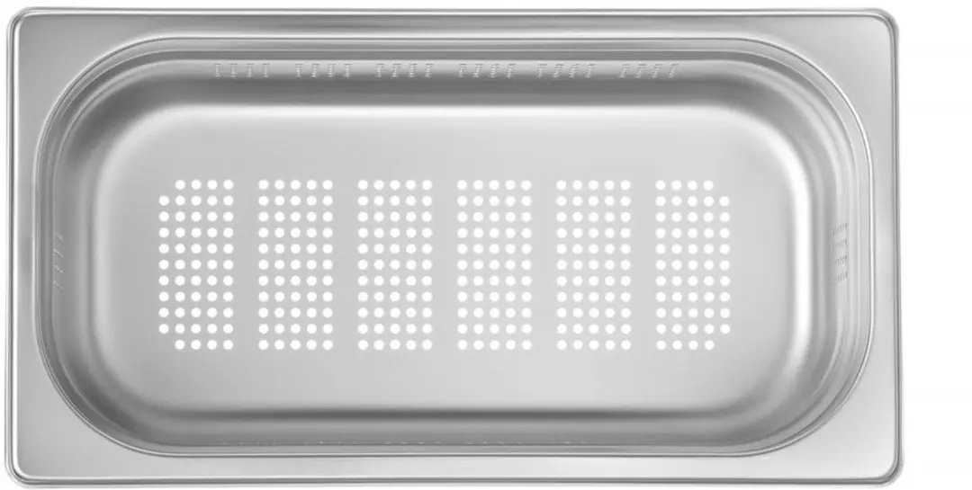 HENDI Gastronormbak Geperforeerd 4L - 100mm - RVS
