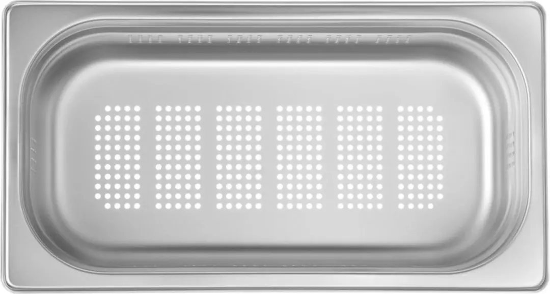 HENDI Gastronormbak Geperforeerd 4L - 100mm - RVS
