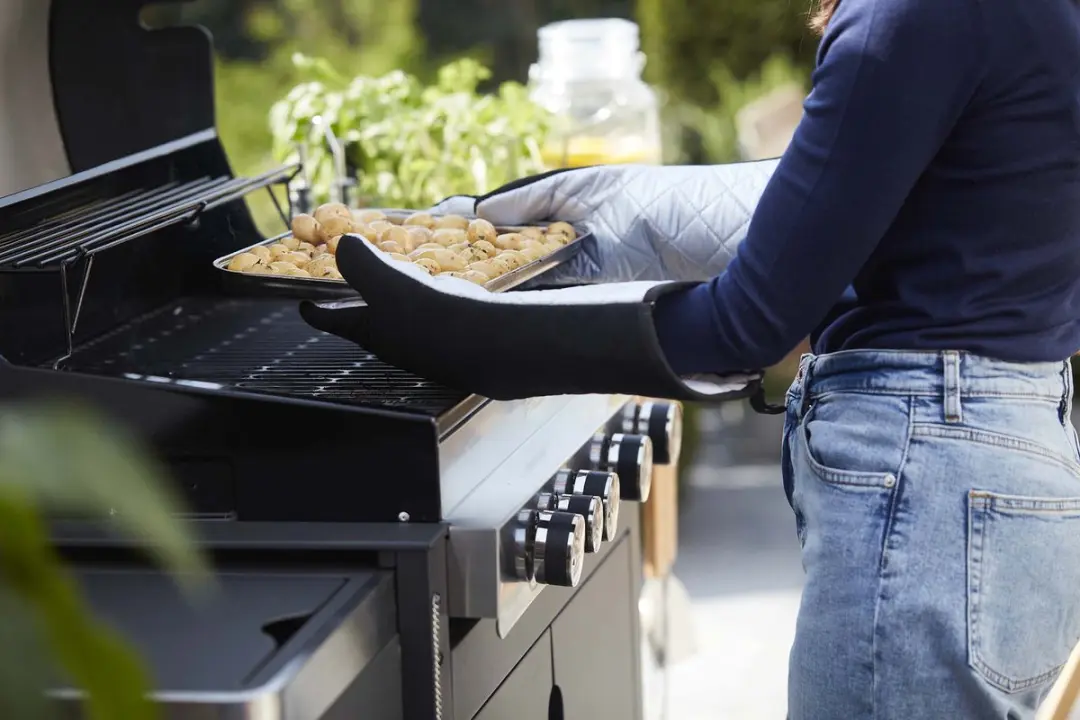 Barbecook Lange Handschoenen - Hittebestendig - Zwart
