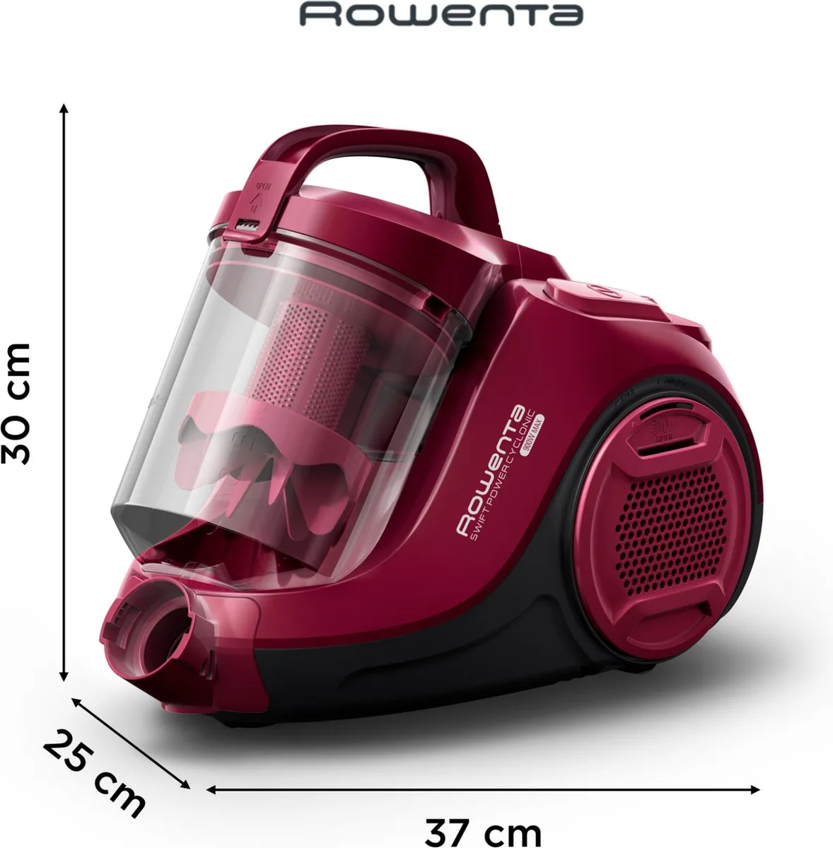 Rowenta RO2910EA Cyclonic Stofzuiger - 750W - 1.2L - Rood