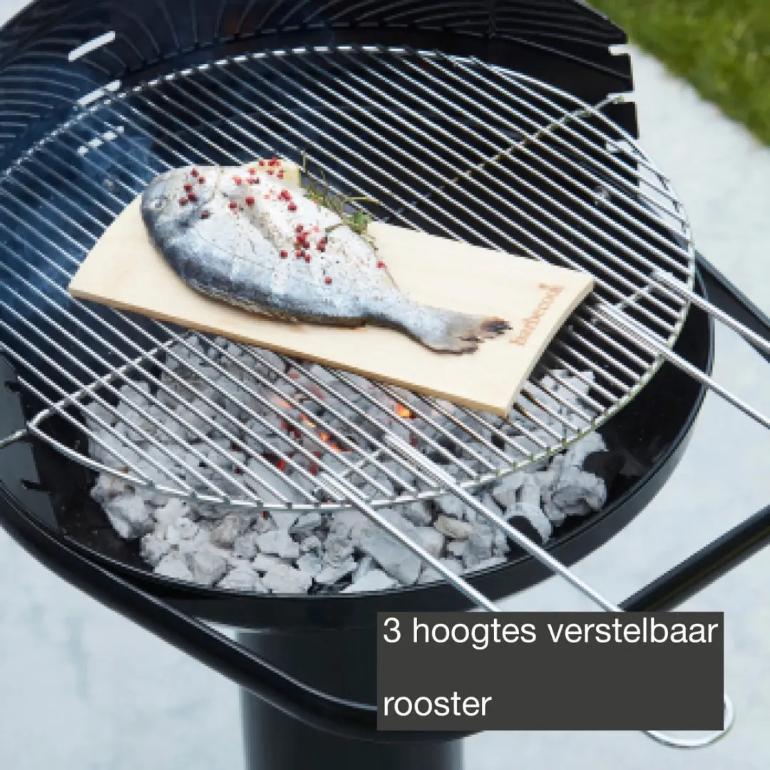 Barbecook Loewy 45 Houtskool BBQ - 47,5 cm - Zwart - afbeelding 6 van 6