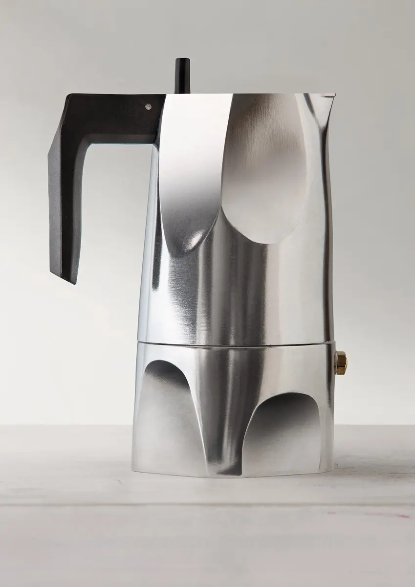 Alessi Percolator Ossidiana MT18/3 - 3 Koppen - Zilver