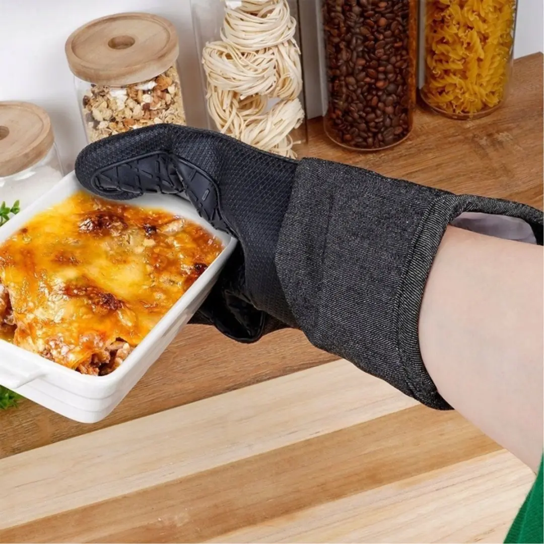 Svenska Living Ovenwant Siliconen - 18x33cm - Zwart