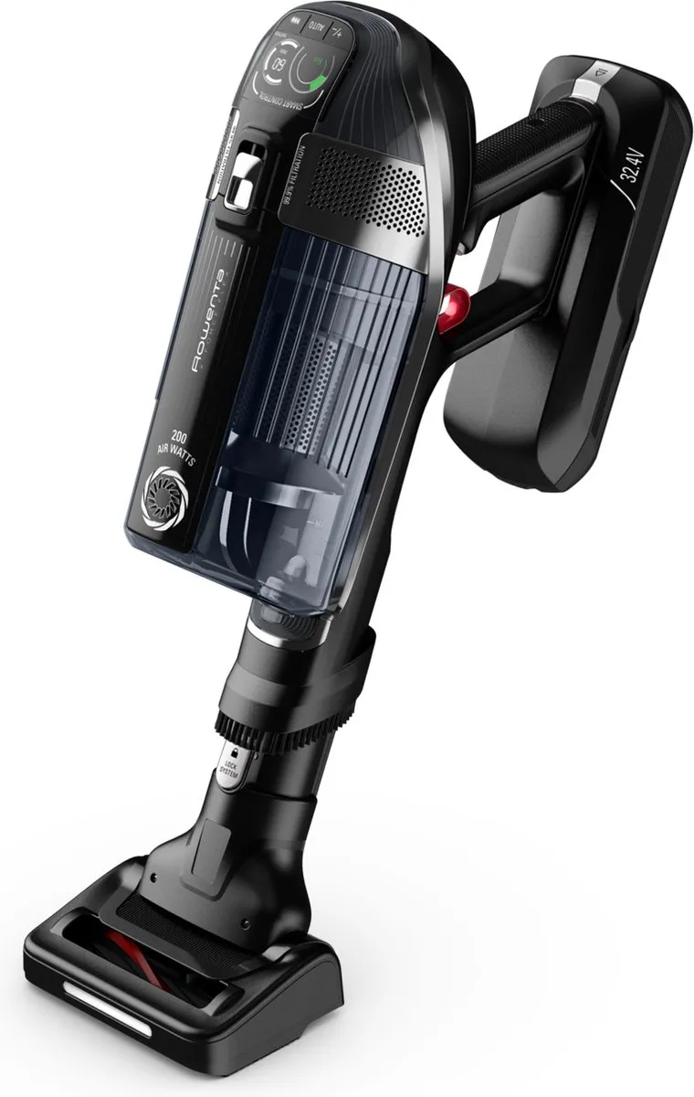 Rowenta RH99A9WO X-Force Flex 1 Steelstofzuiger - 200W - 0,9L - Zwart/Grijs